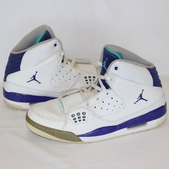 Nike Air Jordan SC White Grape Jumpman Sneakers Basketball Shoes